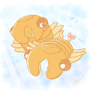 アノマロカリスカップルのイラスト
