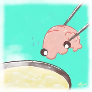 アノマロカリスの肝試しのイラスト