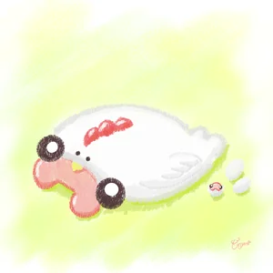ニワトリノカリスのイラスト