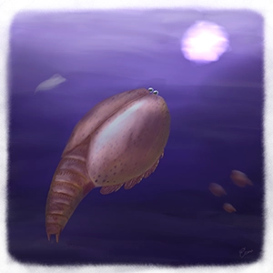 カナダスピスのイラスト
